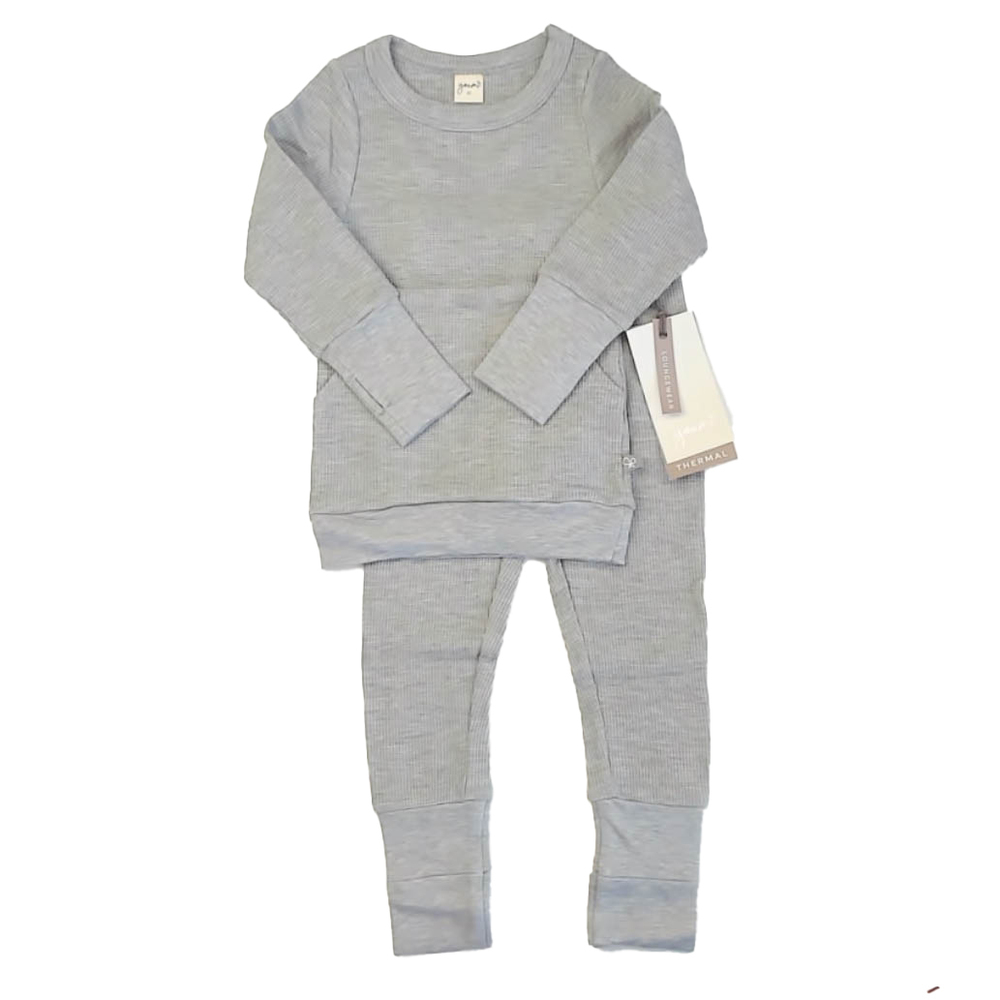 Goumi Boys Gray Apparel Sets size: 2T